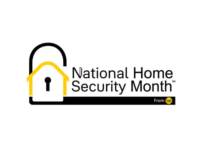 October is National Home Security Month